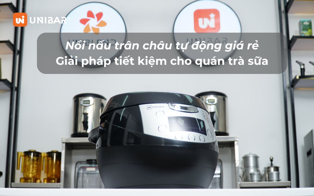 Nồi nấu trân châu tự động giá rẻ – Giải pháp tiết kiệm cho quán trà sữa