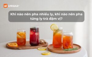 Khi nào nên pha nhiều ly, khi nào nên pha từng ly trà đậm vị