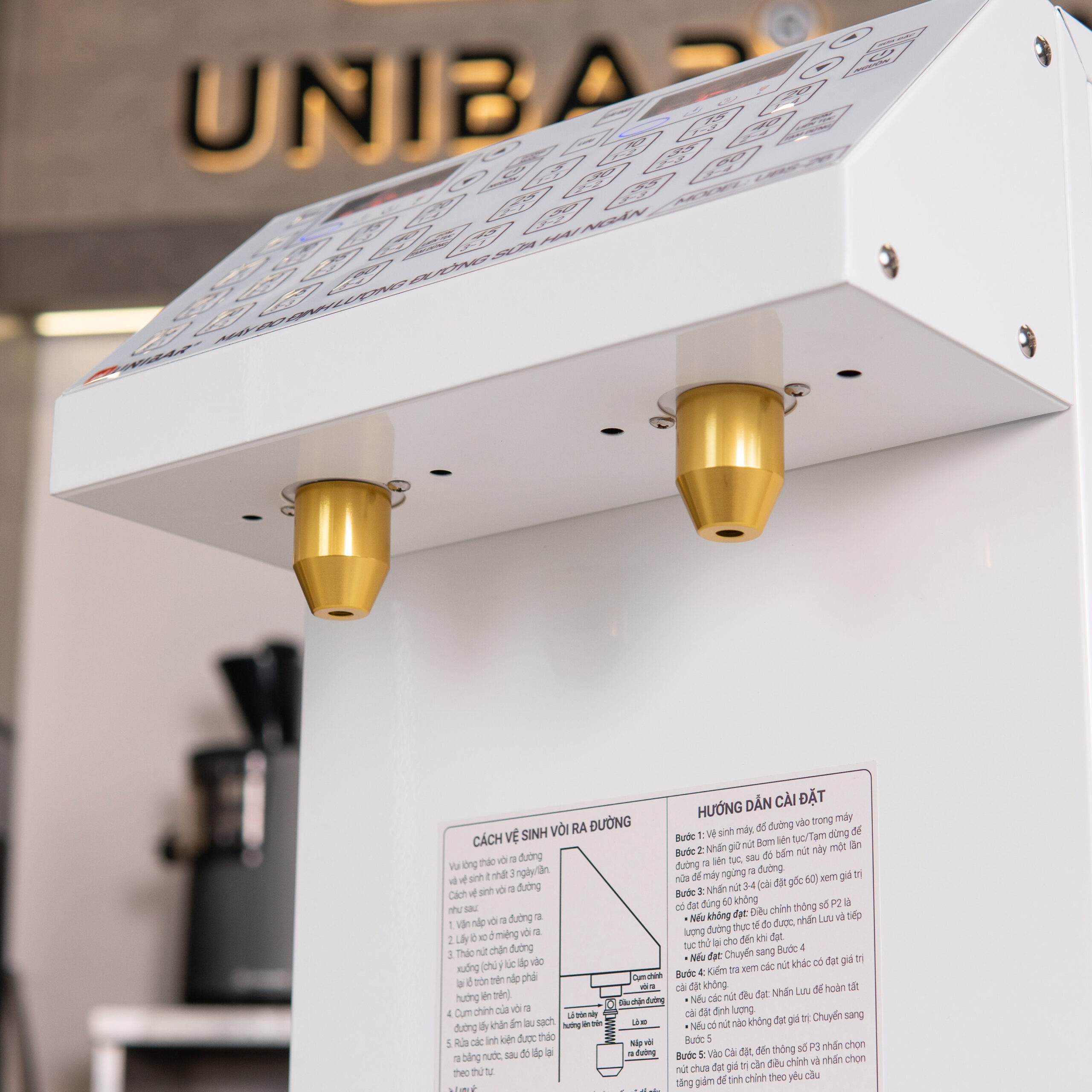 Máy đo định lượng đường sữa hai ngăn Unibar UBS-26 - ảnh 10 Máy đo định lượng đường sữa hai ngăn Unibar UBS-26 - ảnh 10