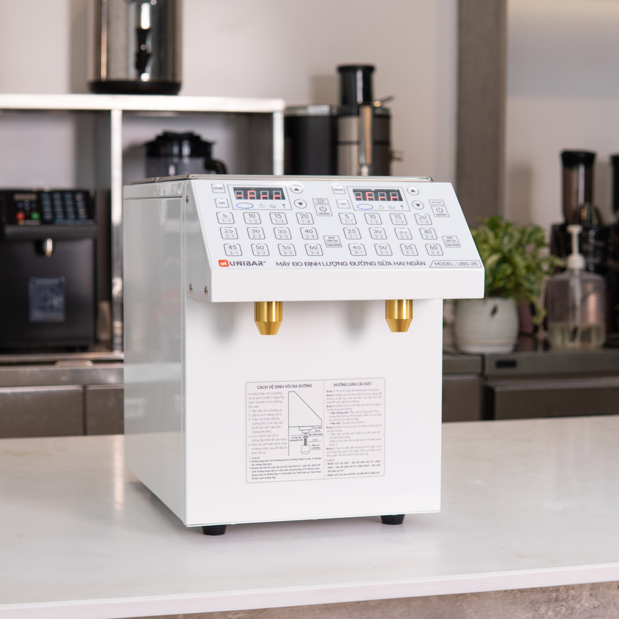 Máy đo định lượng đường sữa hai ngăn Unibar UBS-26 - ảnh 4 Máy đo định lượng đường sữa hai ngăn Unibar UBS-26 - ảnh 4