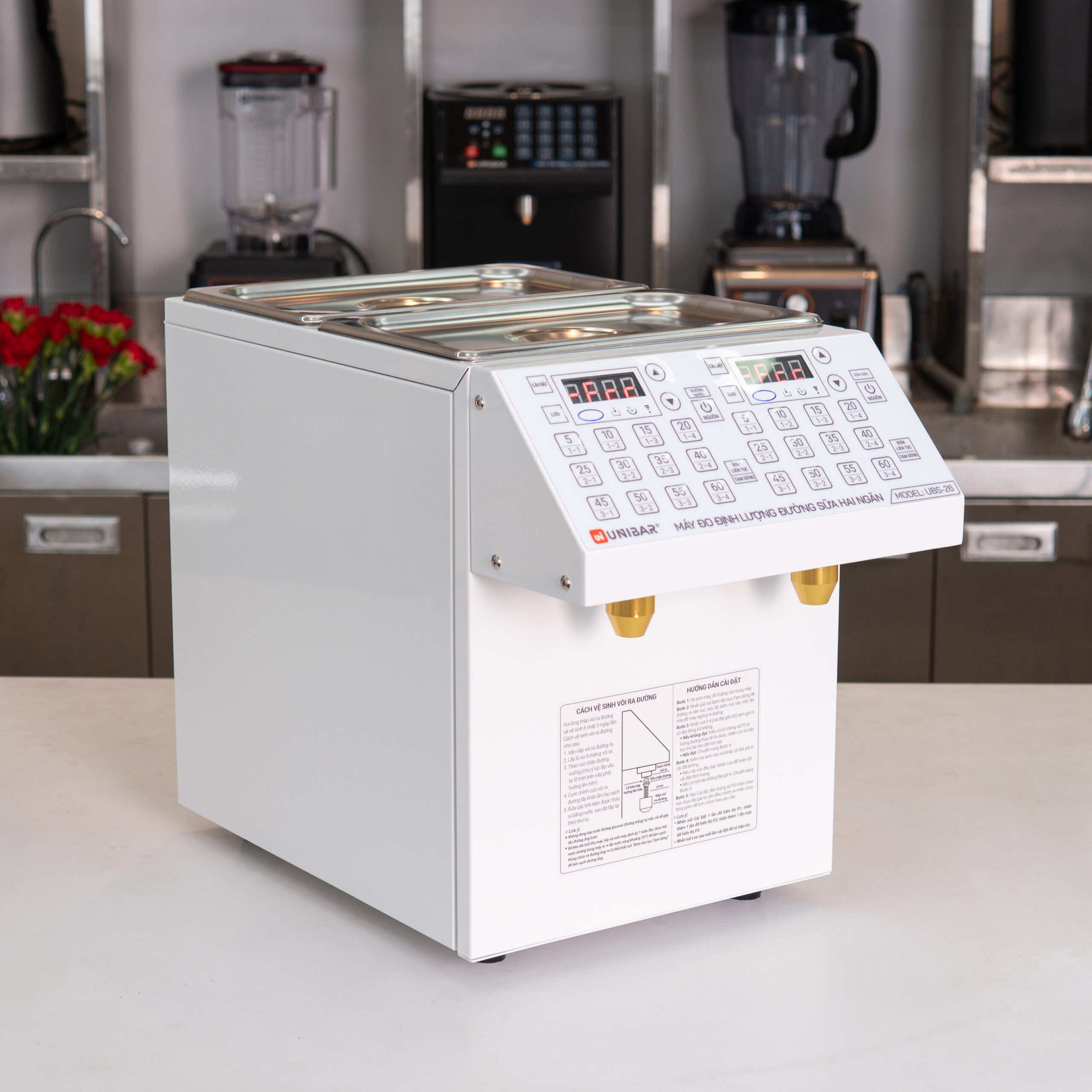Máy đo định lượng đường sữa hai ngăn Unibar UBS-26 - ảnh 6 Máy đo định lượng đường sữa hai ngăn Unibar UBS-26 - ảnh 6