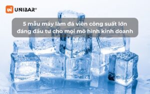 5 mẫu máy làm đá viên công suất lớn đáng đầu tư cho mọi mô hình kinh doanh