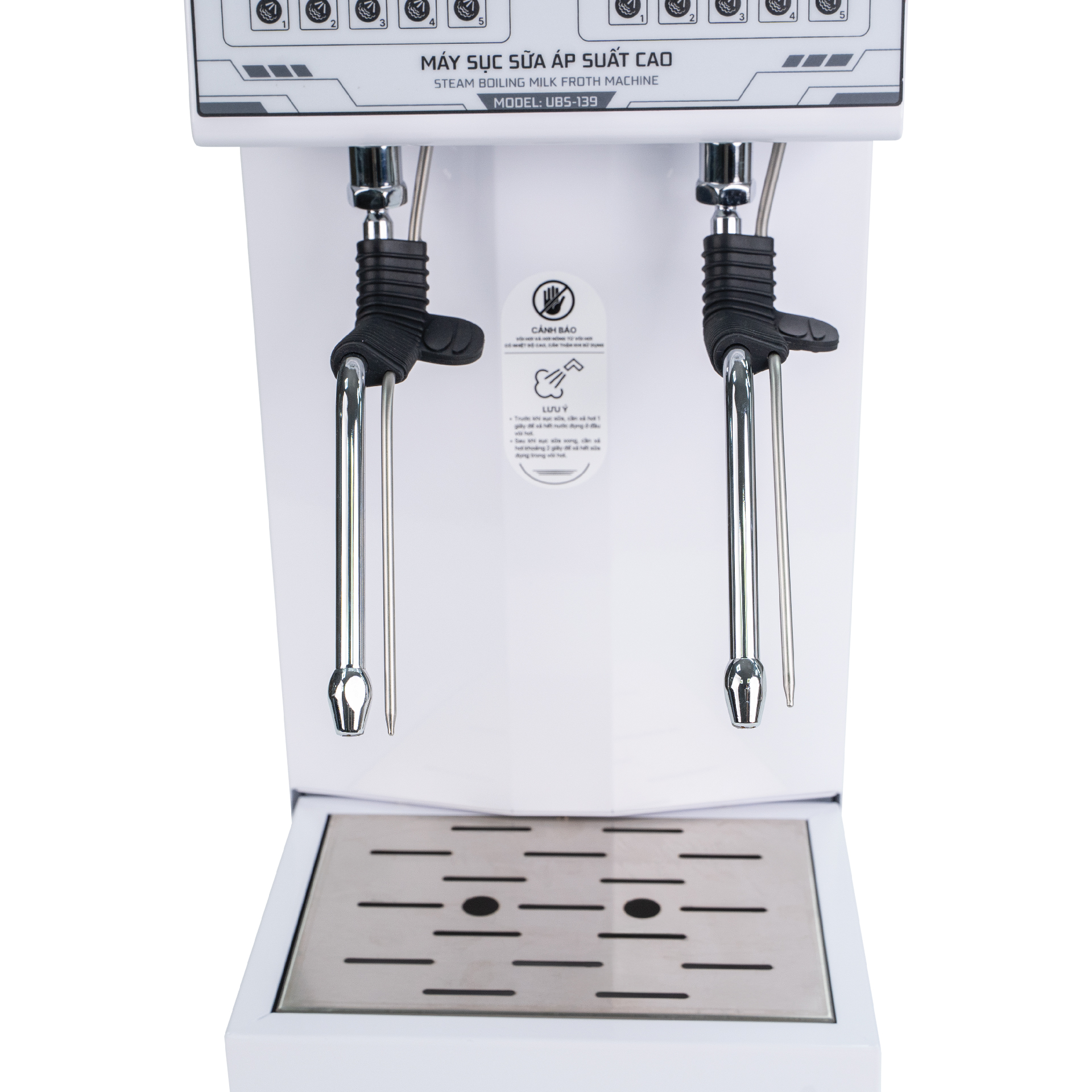 Máy sục sữa áp suất cao Unibar UBS-139 - nền trắng - 07 Máy sục sữa áp suất cao Unibar UBS-139 - nền trắng - 07