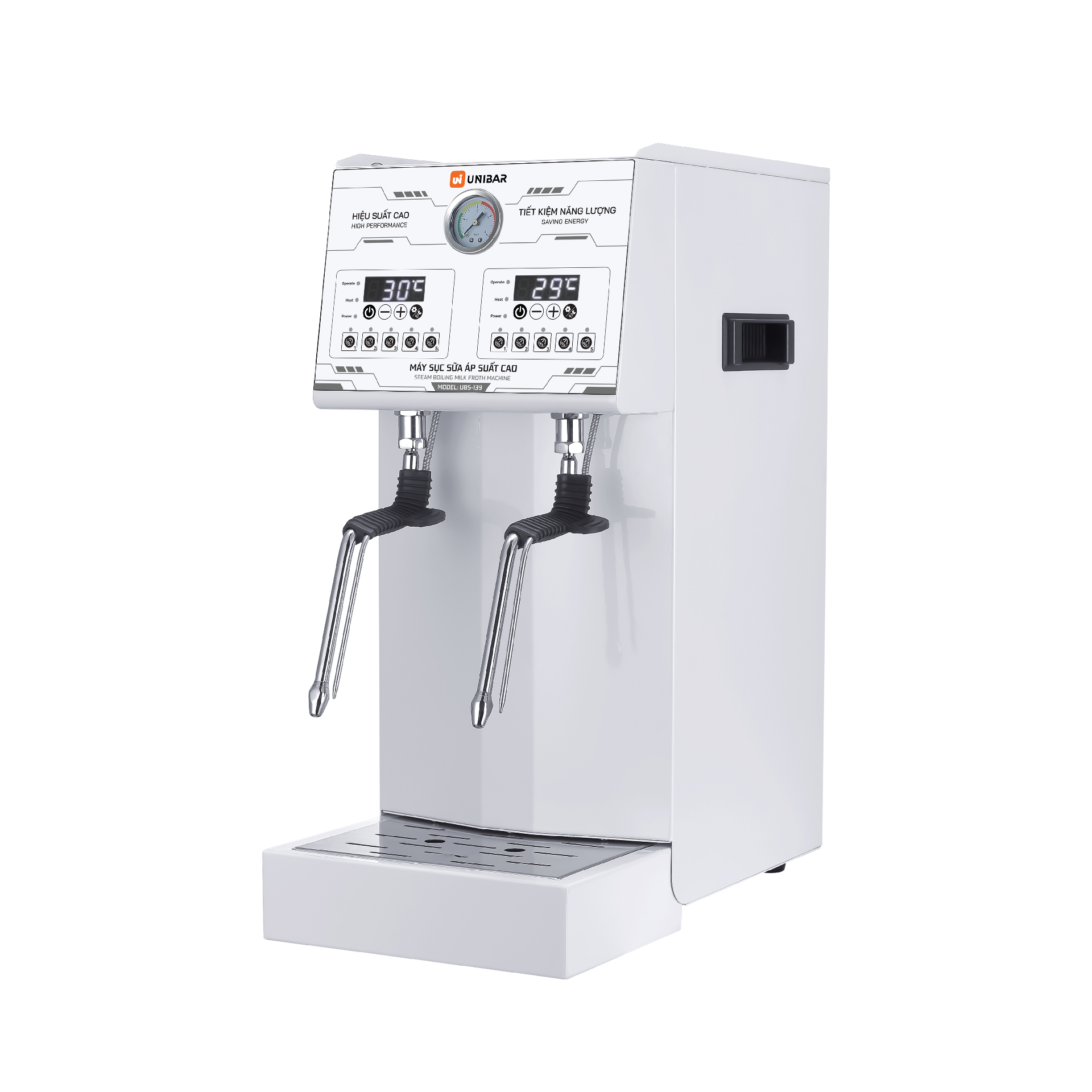 Máy sục sữa áp suất cao Unibar UBS-139