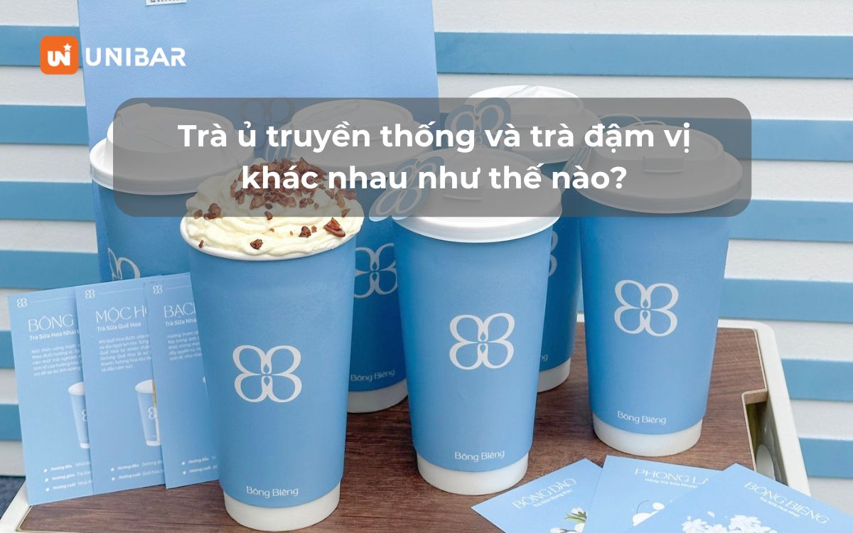 Trà ủ truyền thống và trà đậm vị khác nhau như thế nào