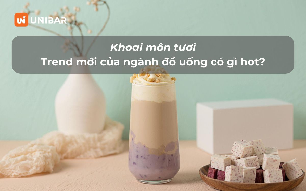 Khoai môn tươi – Trend mới của ngành đồ uống có gì hot