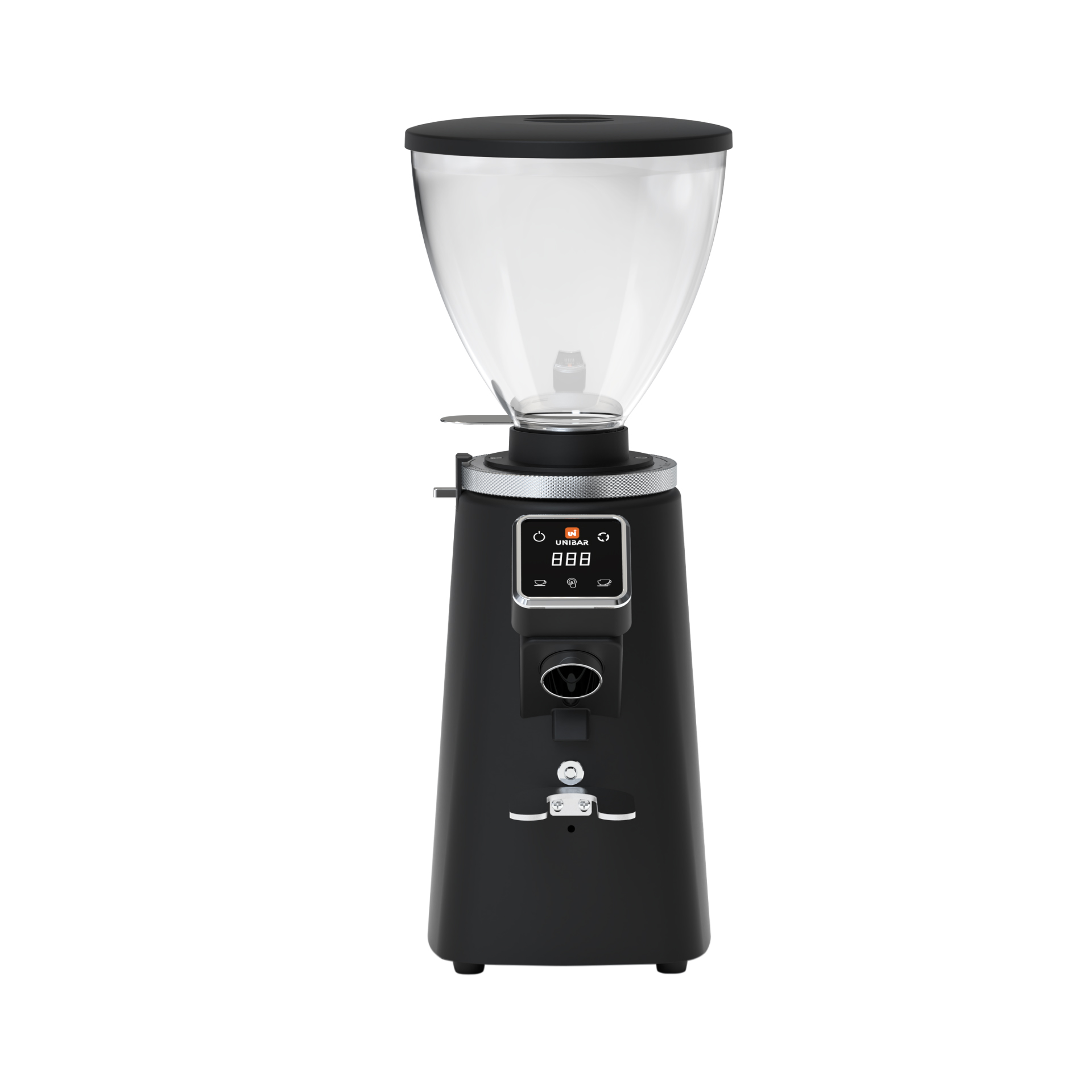 Máy xay cà phê tự động Unibar UBS-K5 - nền trắng - màu đen - 01 Máy xay cà phê tự động Unibar UBS-K5 - nền trắng - màu đen - 01