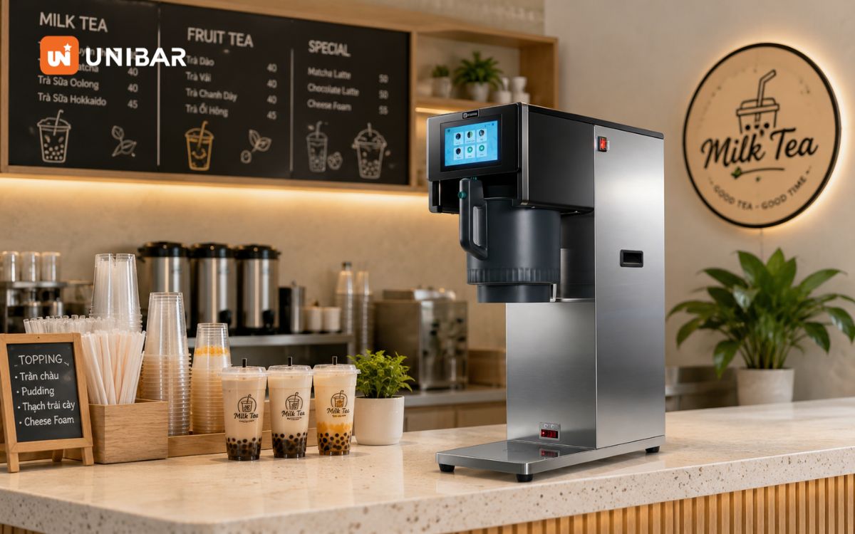 Unibar Hi-Tech 79 không giới hạn lưu trữ số lượng profile ủ trà và có thể tùy chỉnh cài đặt cho 3 giai đoạn ủ trà