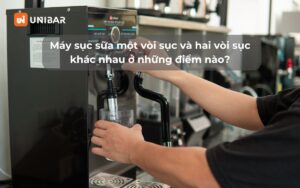Máy sục sữa một vòi sục và hai vòi sục khác nhau ở những điểm nào