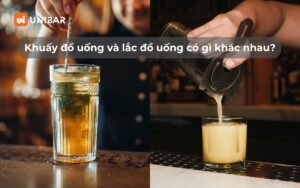 Khuấy đồ uống và lắc đồ uống có gì khác nhau