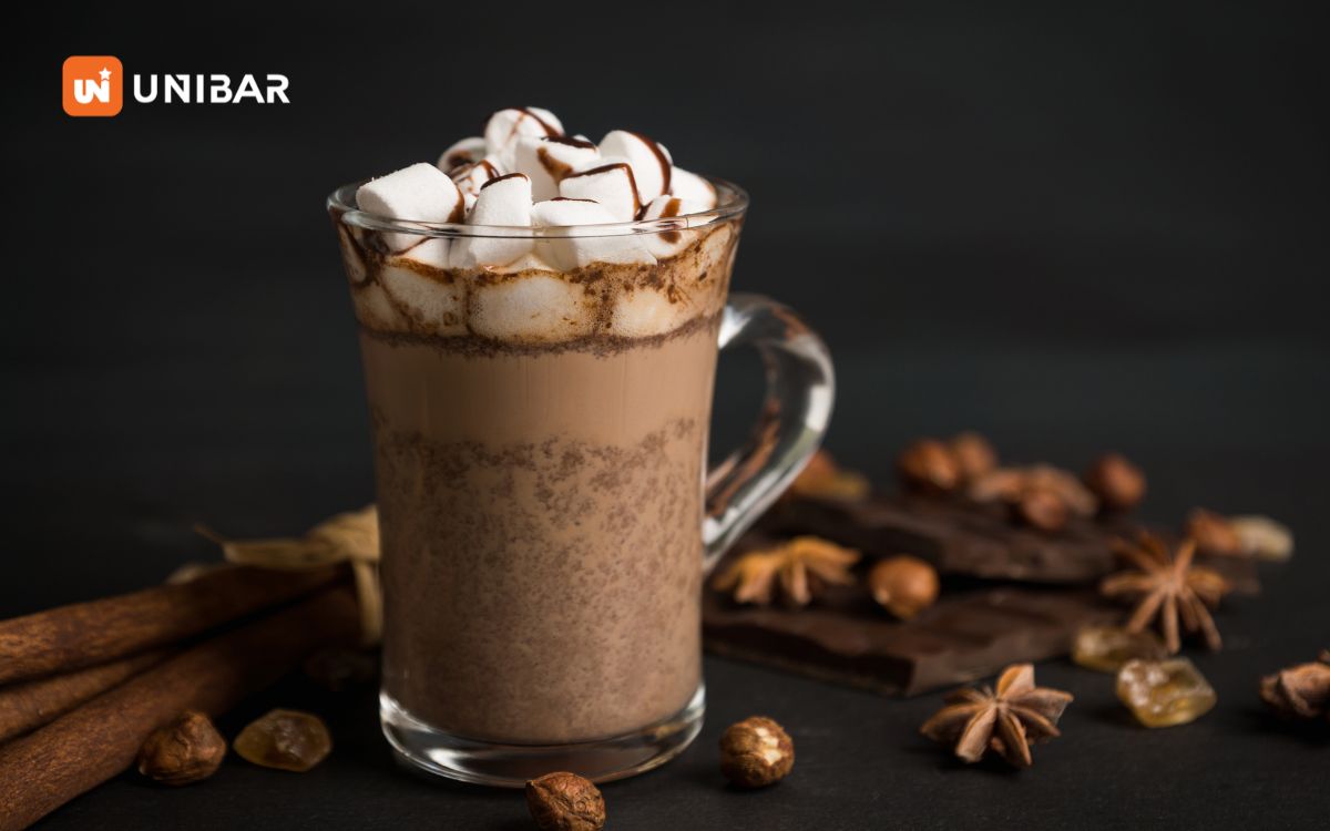 Chocolate nóng phù hợp cho những ai thích vị ngọt đắng của chocolate