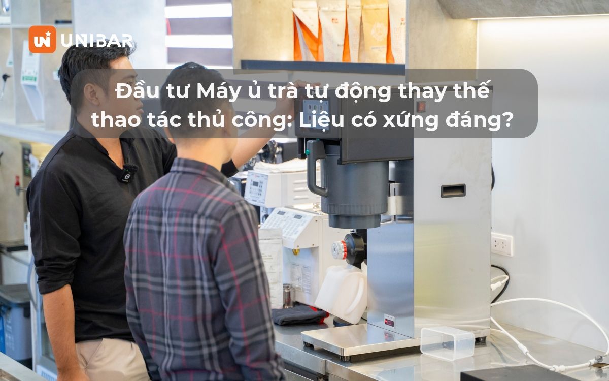 Đầu tư Máy ủ trà tự động thay thế thao tác thủ công, liệu có xứng đáng