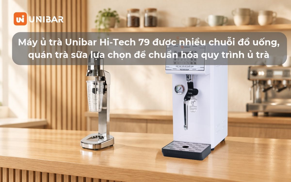 Máy đánh sữa và máy sục sữa - Bộ đôi thiết bị không thể thiếu tại quán trà sữa chuyên nghiệp