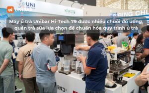 Máy ủ trà Unibar Hi-Tech 79 được nhiều chuỗi đồ uống, quán trà sữa lựa chọn để chuẩn hóa quy trình ủ trà